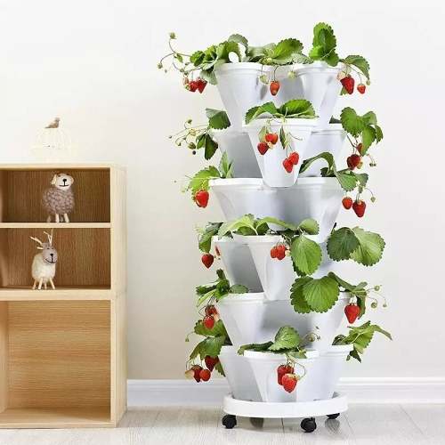 Plant Festival Special -Stand Stacking Planters Strawberry Planting Pots