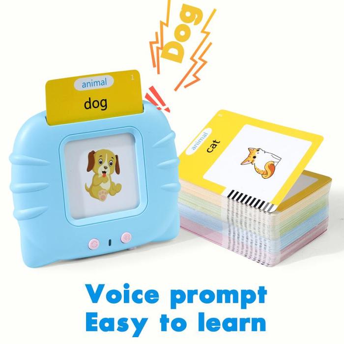 Talking Flash Cards Montessori Toys - Learning Educational Gifts for Kids