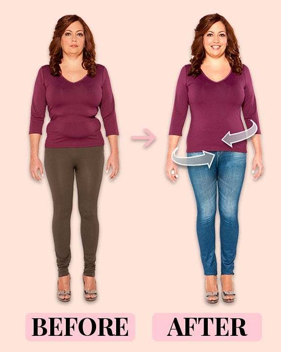 Buy 2 Free ShippingPlus Size Toning Jeans Leggings