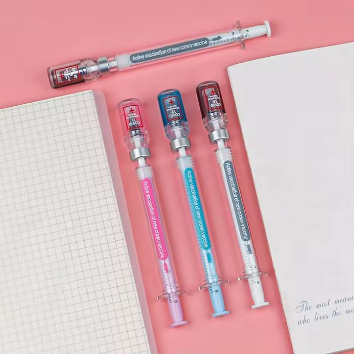 Vaccine Syringe Shaped Pen