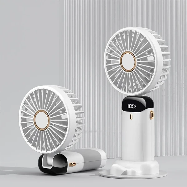 Foldable and Hangable Portable Rechargeable Mini Handheld Fan