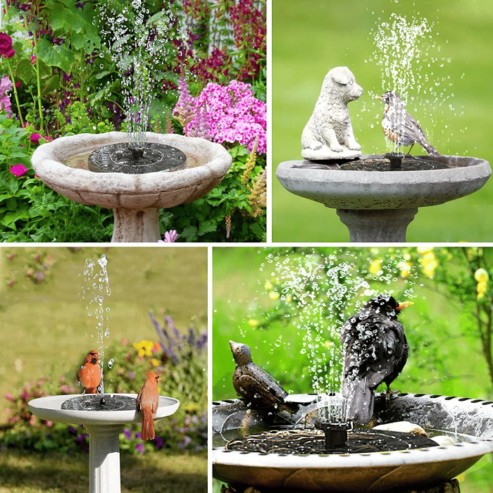 Last Day 49% OFFSolar-Powered Bird Fountain Kit