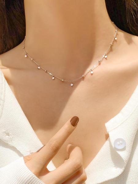 Sterling Silver Choker Necklace