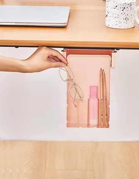 Buy 2 Get 1 Free(3PCS) - Under-desk pull-out wall-mounted storage box