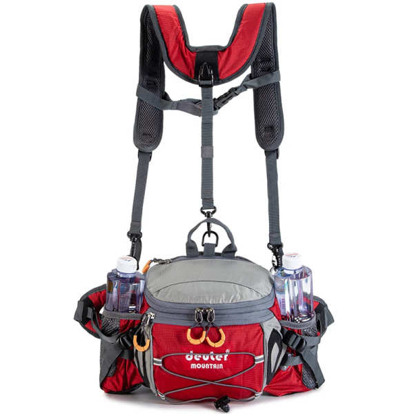 Large unisex outdoors waist bag