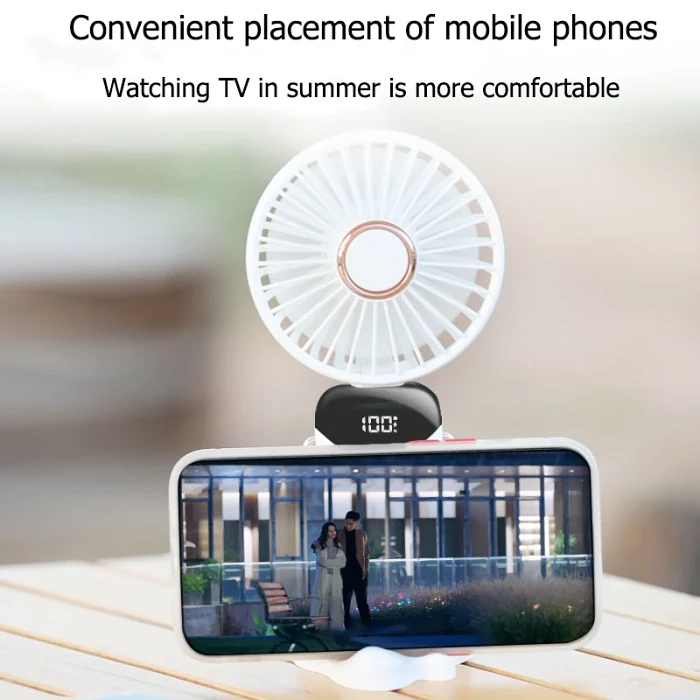 Foldable and Hangable Portable Rechargeable Mini Handheld Fan