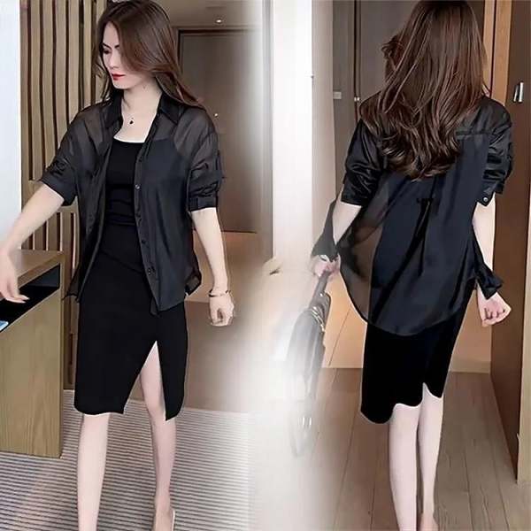 Autumn Sunscreen Chiffon Shirt