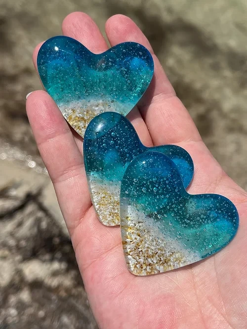 The Best GiftGlass Beach Pocket Heart