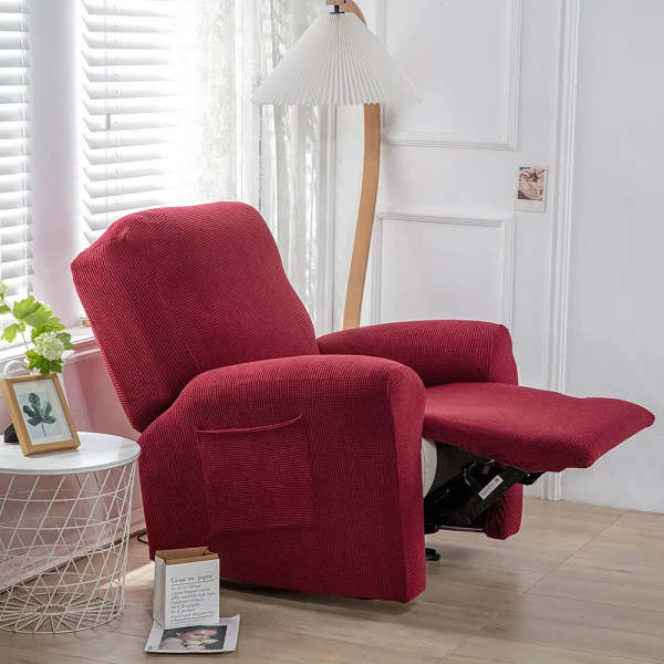 Soft Recliner Slipcover 4 Pcs Sofa Cover