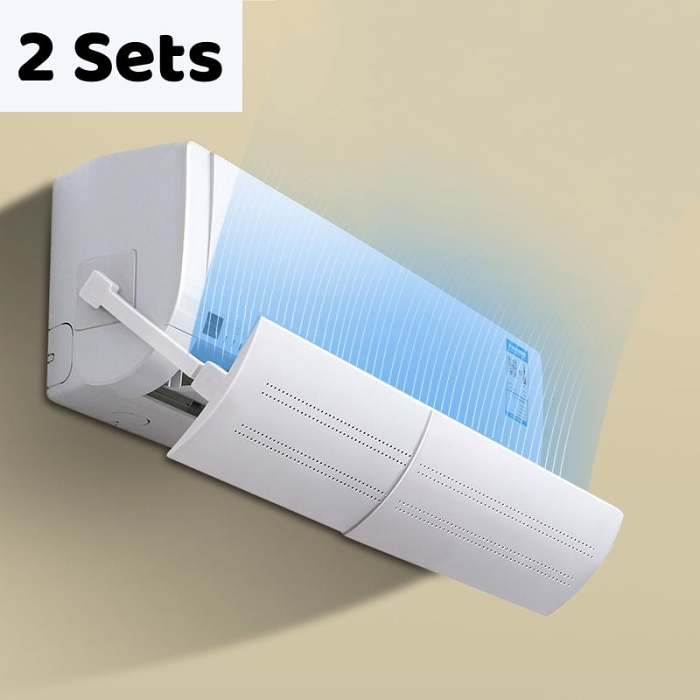 Retractable Air Conditioner Air Deflector