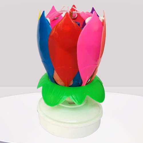 Magic Flower Birthday Candle