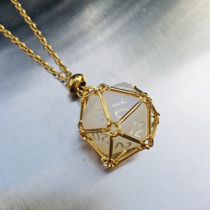 D20 Dice Holder Necklace
