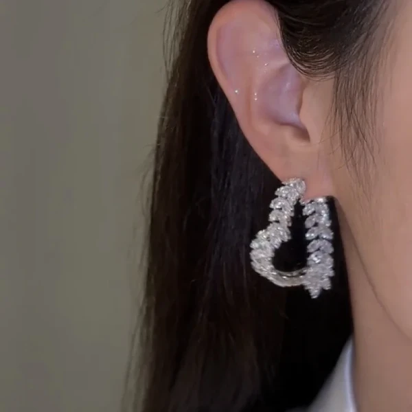 Crystal Front-Back Dangling Earring