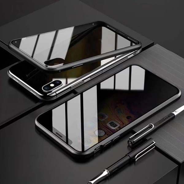 Anti Peep Magnetic Privacy Glass Case for iPhone Antispy Protective Cover