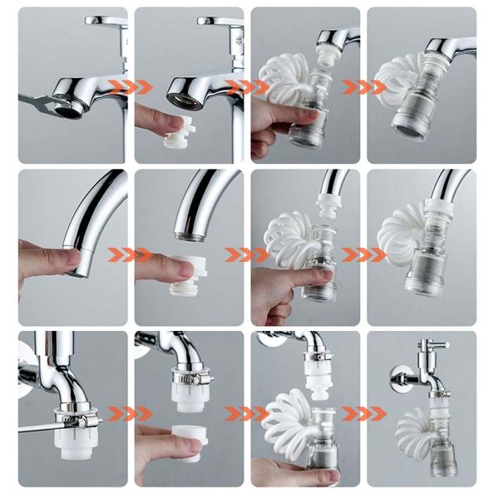 Hot Sale Universal Stretchable Extension Faucet with Filter