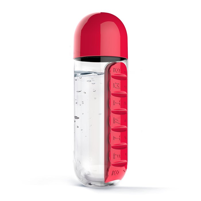 Buy 2 Get 10% Off - Portable Water Bottle With Pill Box Cup