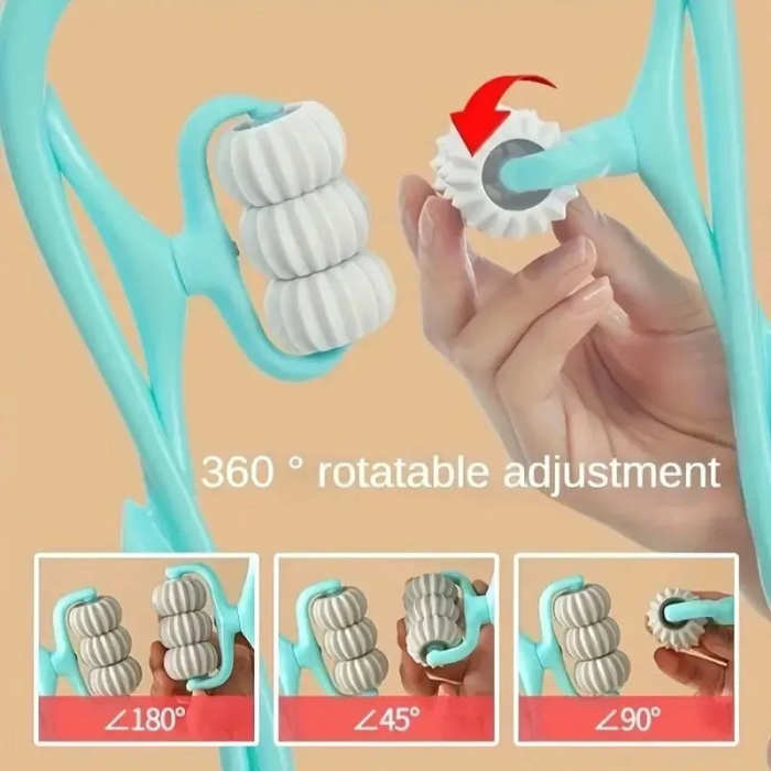 6-Wheel Manual Massager
