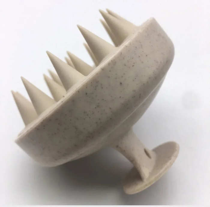 Wet and dry scalp massage brush