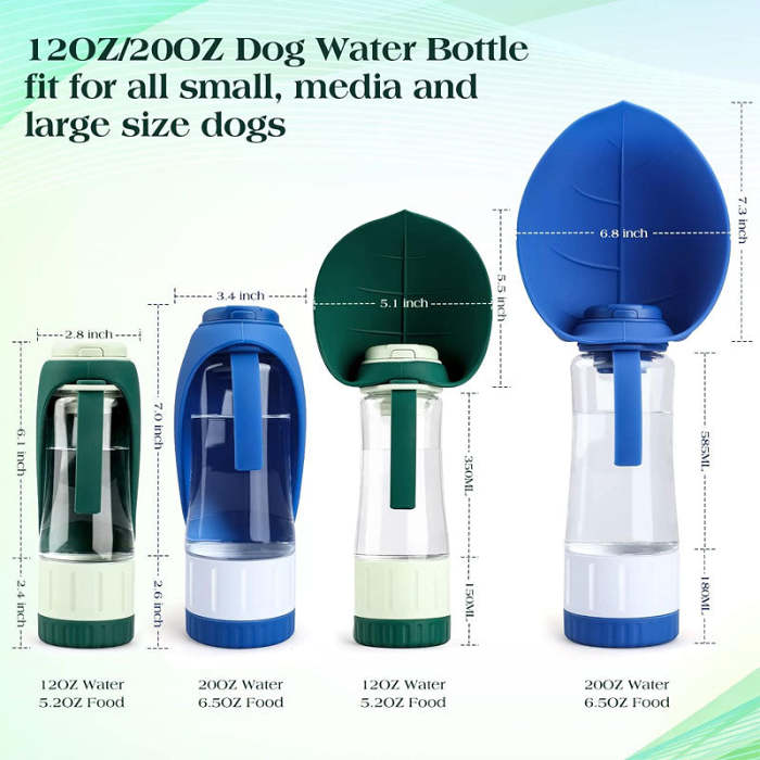 Pet Outdoor Water And Food Cup