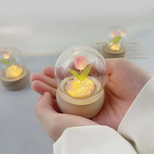 DIY Mini Tulip Lamp Kit Set Gift