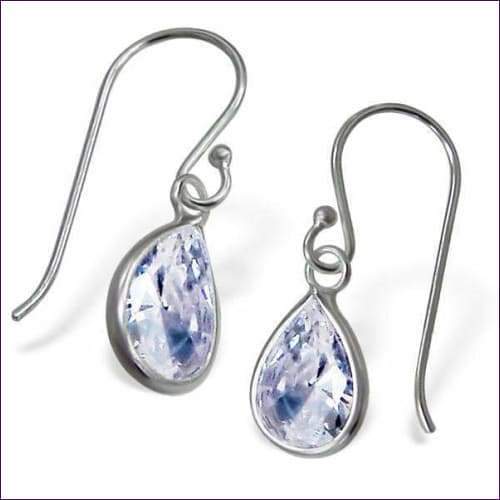 Drop Silver Earrings