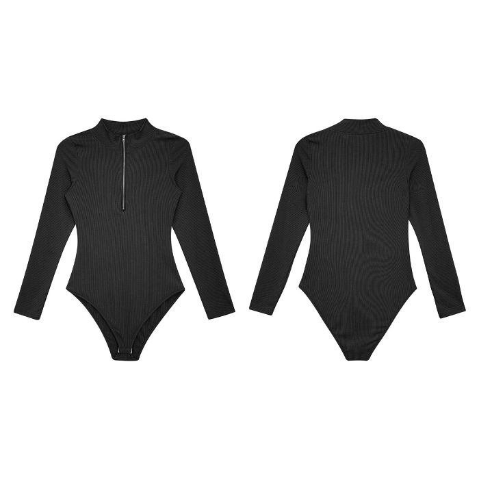 Contour Couture Zip-Up Bodysuit