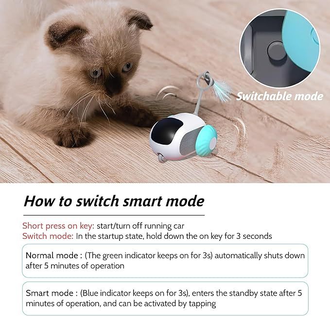 Gift For Your Cat - Remote Control Smart Electric Cat Toy