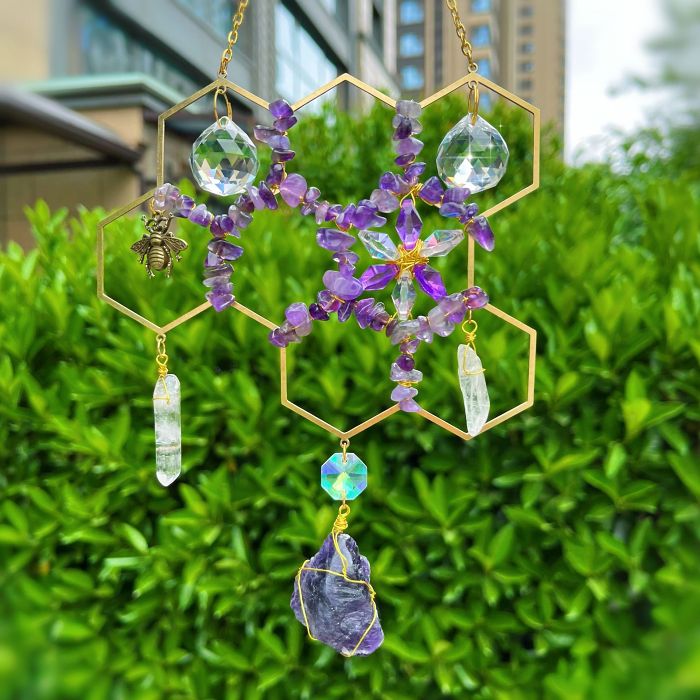 2024 Honeycomb Crystal Decor-Perfect Gift - Fashionablet