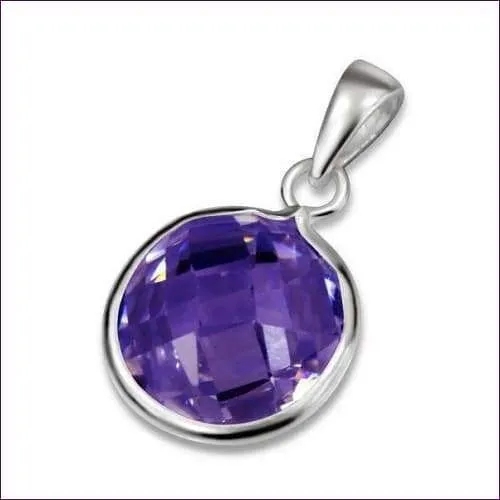 Round Silver Locket Pendant