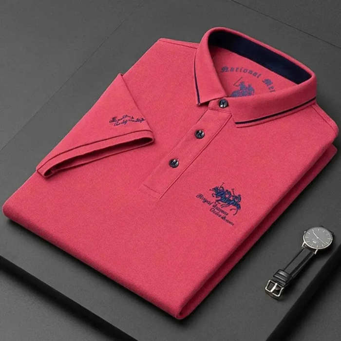 Men's Embroidered Polo Shirt