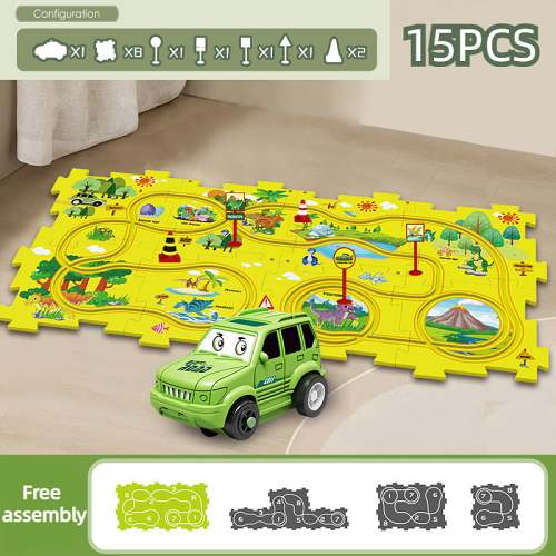 Xmas Hot Sales - 49% OFFChildren's Educational Puzzle Track Car Play Set