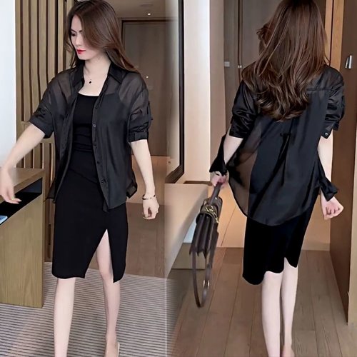 Autumn Sunscreen Chiffon Shirt