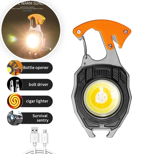 LAST DAY 49% OFFMultifunction Keychain Flashlight