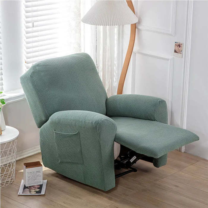 Soft Recliner Slipcover 4 Pcs Sofa Cover