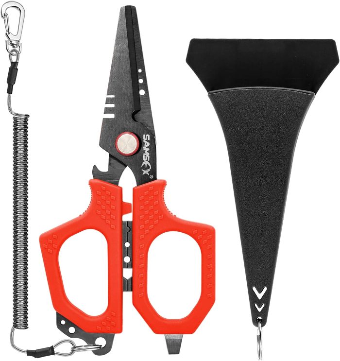 Multifunctional Molybdenum Vanadium Steel Fishing Scissors