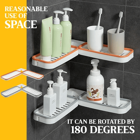 Bathroom Corner Punch-Free Rack - BUY 2 FREE SHIPPING