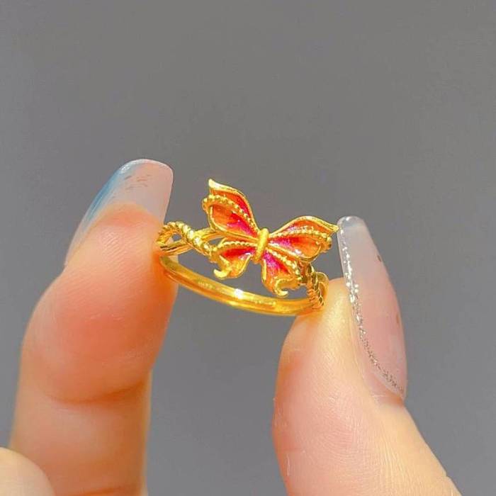 LAST DAY 70% OFF24K Gold Butterfly Jewelry Set