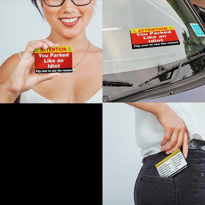 Pack of 50 - PRIVATE PARKING VIOLATION WARNING CARDS