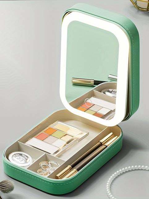Portable Makeup Case With Light