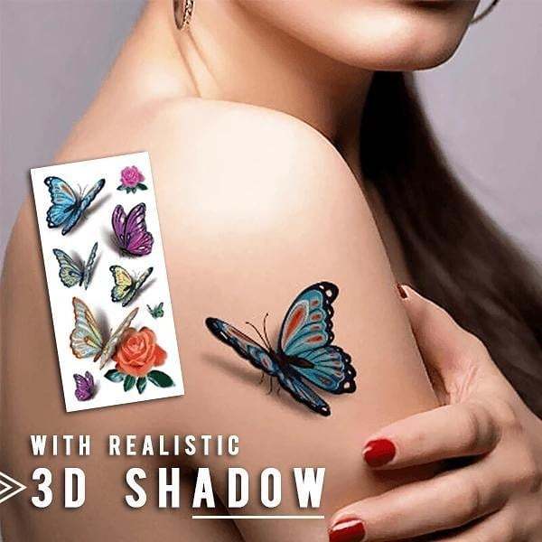 Trendy 3D Tattoo Stickers 50 PCS