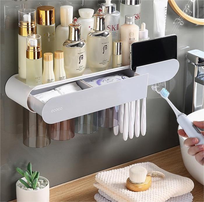 Limited-time discount - Multifunctional Toothbrush Storage Rack
