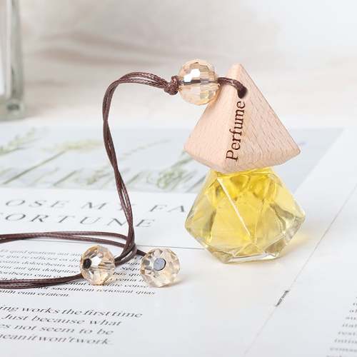 Car perfume glass crystal decoration pendant