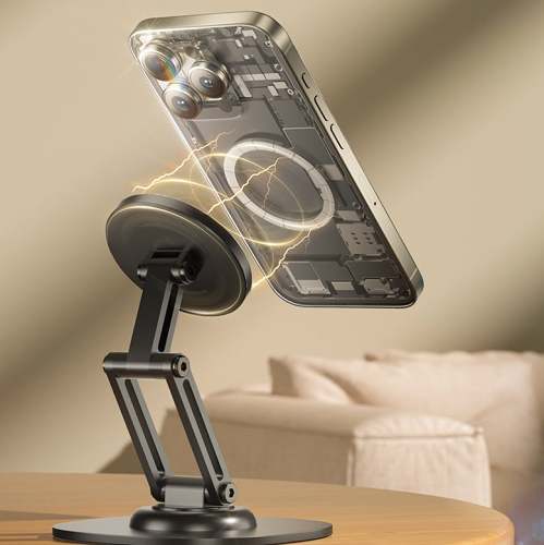 Universal 360° rotating magnetic suction for tablets mobile phone holder