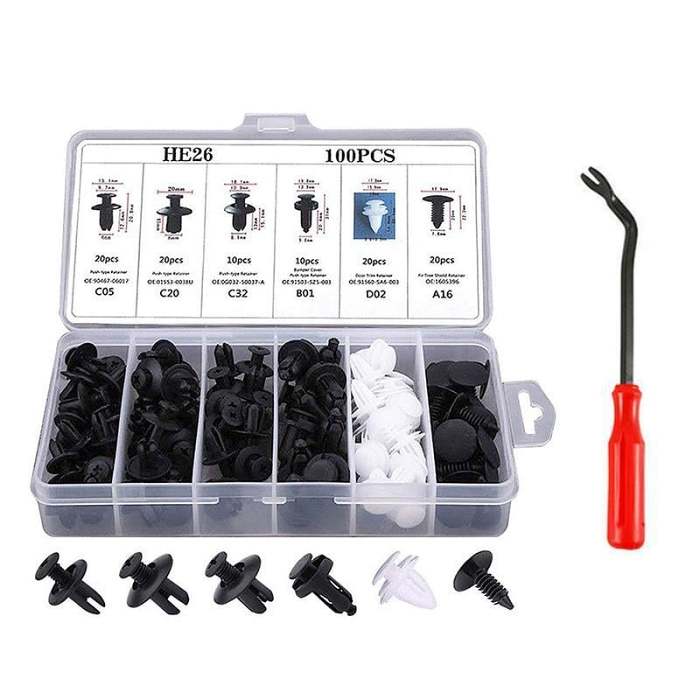 (FACTORY OUTLET-49% OFF) Car Fastener Set