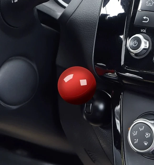Car all-metal one-button start gear lever