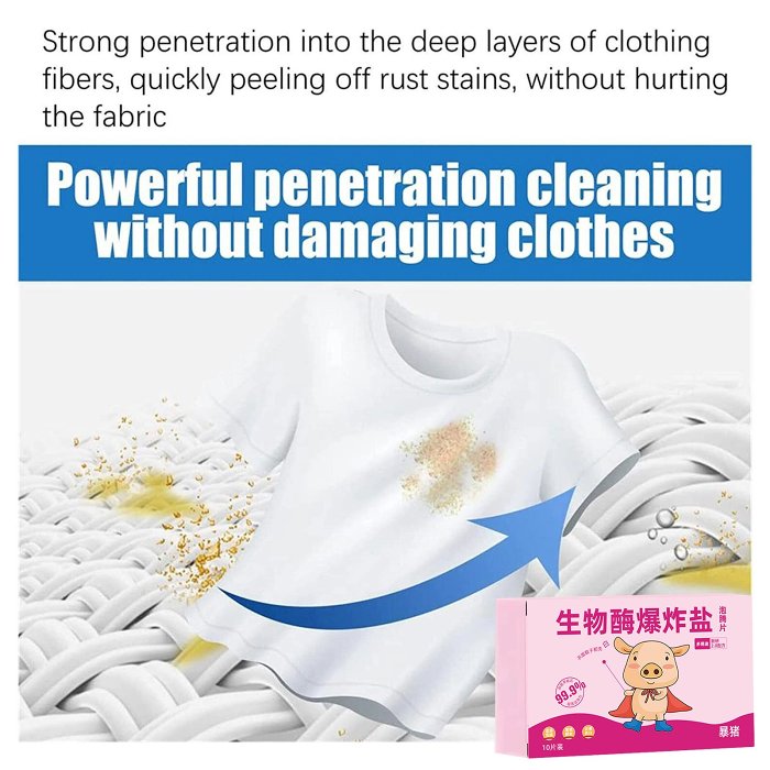 Multi-functional bio-enzyme cleaning tablets