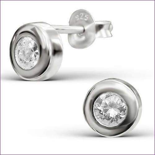Sterling Silver Safety Pin Earrings