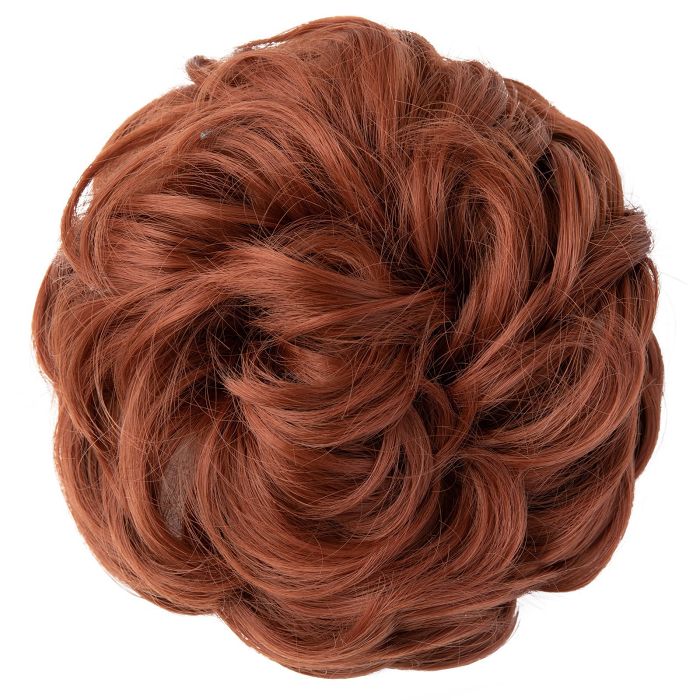 Messy Curly Hair Wig Bun