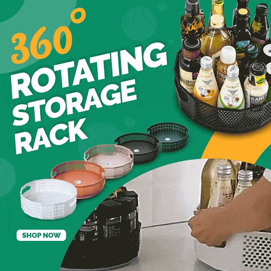 360° Rotating Storage Rack