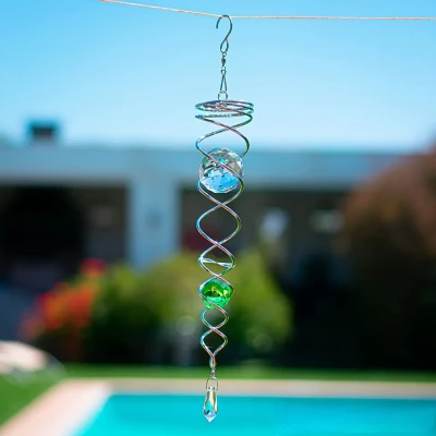 Last Day Promotion-49%OFF - Gazing Ball Spiral Tail Wind Spinner Stabilizer